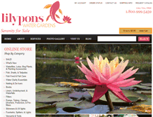 Tablet Screenshot of lilypons.com